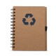 Bloco de Anotação Ecológico com Capa em Papel Kraft