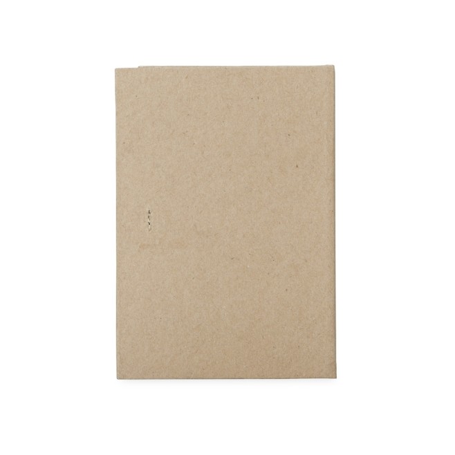 Bloco de Anotações em Kraft com Porta Caneta com Logo para Brindes