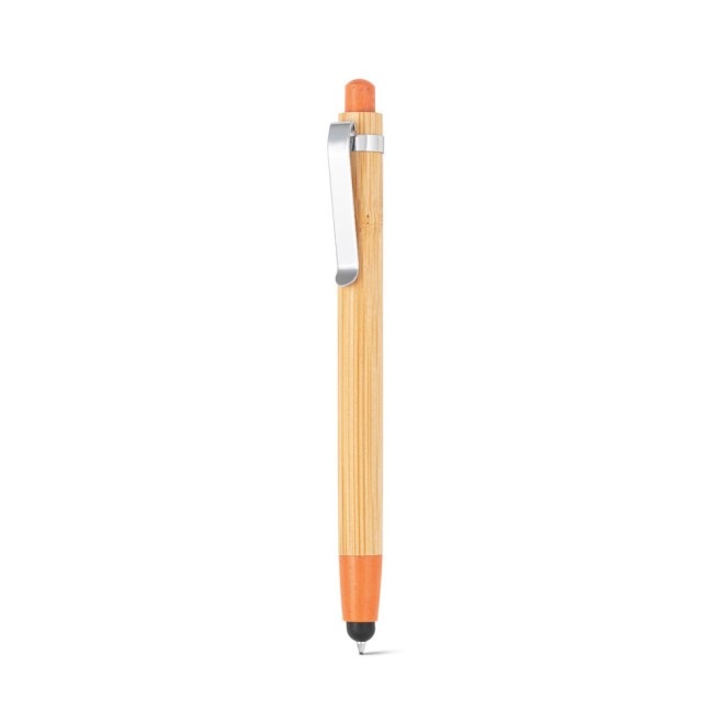 Caneta Bambu Touch Screen Personalizada Para Brindes