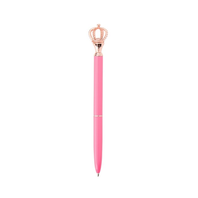 Caneta Metal Coroa Personalizada com Logotipo