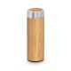 Garrafa Térmica Bambu e Aço Inox Personalizada