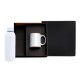 Kit Garrafa E Caneca - Branco - 2 Pçs Personalizado 