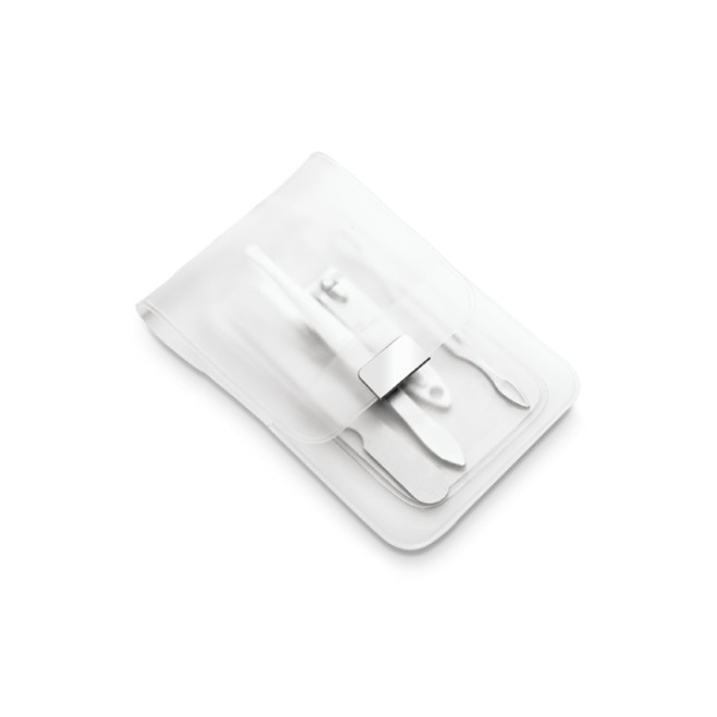 Kit Manicure 4 Peças em Bolsa de PVC Personalizado