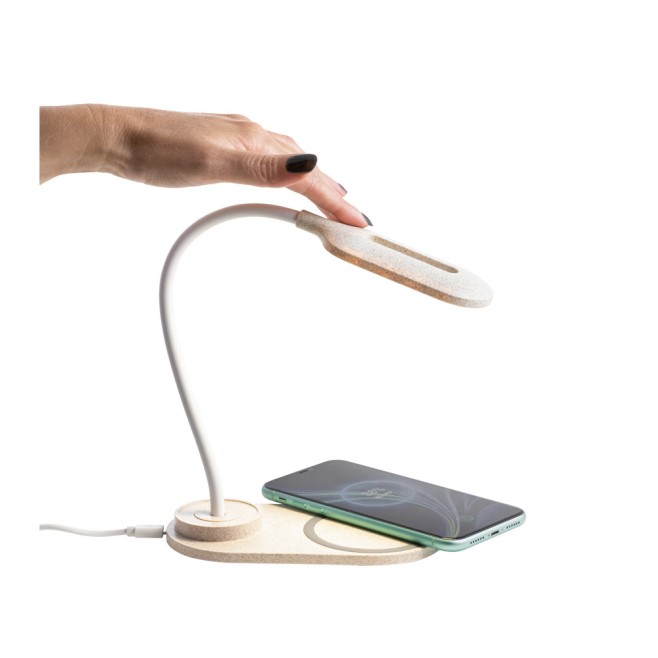 Luminária de Mesa com Carregador Wireless Personalizada