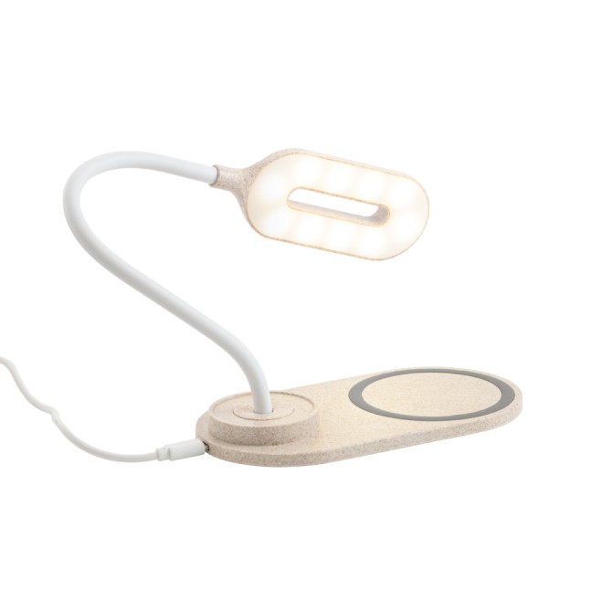 Luminária de Mesa com Carregador Wireless Personalizada