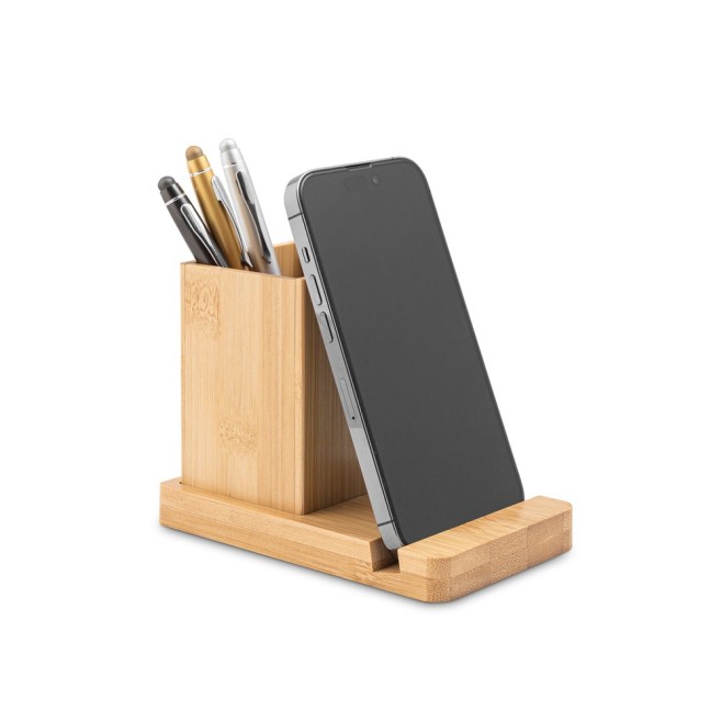 Porta Canetas com Suporte para Celular e Copo Personalizado