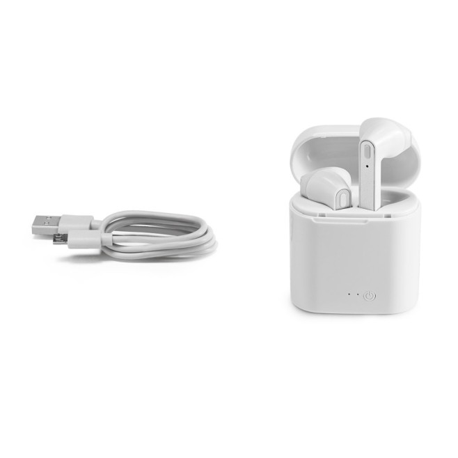 Fone de Ouvido Bluetooth Personalizado com Logo